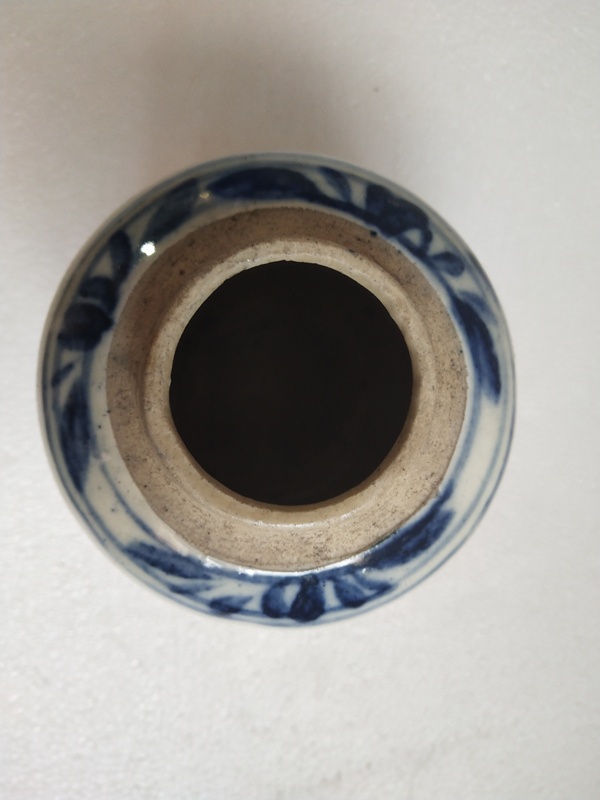 古玩陶瓷青花花卉紋罐拍賣,當前價格288元