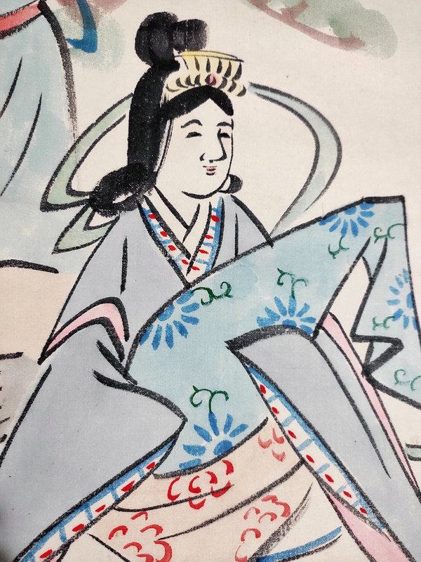 古玩字画民国老画！难得一见！拍卖，当前价格0元