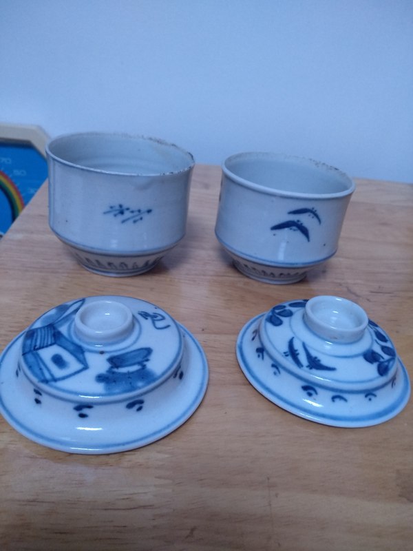 古玩陶瓷清乾隆花卉紋青花蓋罐拍賣,當前價格1888元