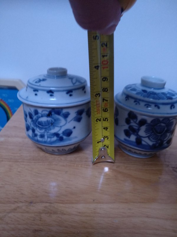 古玩陶瓷清乾隆花卉紋青花蓋罐拍賣,當前價格1888元