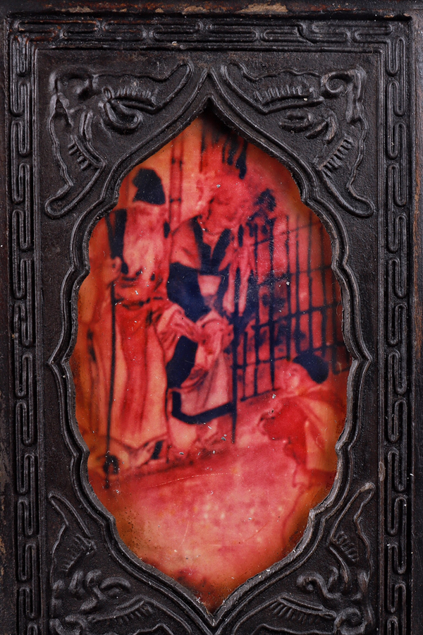 古玩陶瓷民國(guó)-錫制人物故事酒壺拍賣(mài)，當(dāng)前價(jià)格2680元