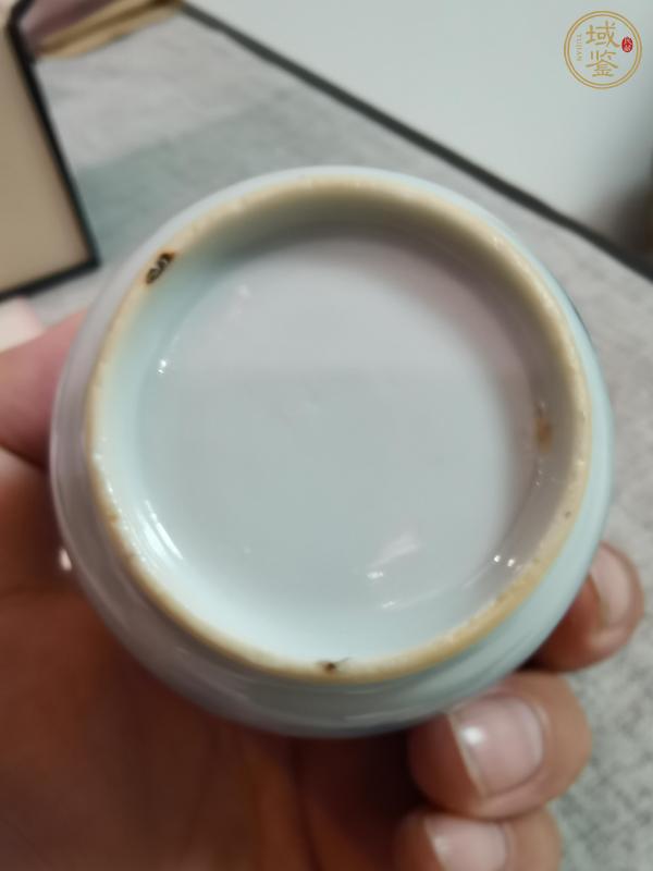 古玩陶瓷青花花卉紋杯真品鑒賞圖