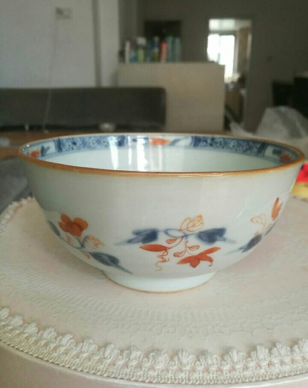 古玩陶瓷清中晚期-青花礬紅描金碗拍賣,當(dāng)前價(jià)格1380元