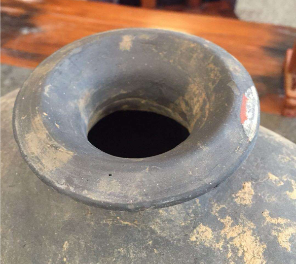 古玩陶瓷秦漢繭式壺(標本)拍賣,當前價格128元