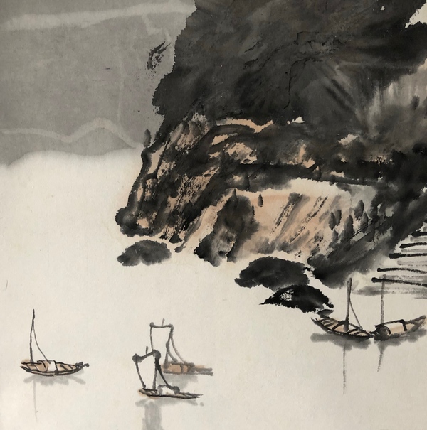 古玩字畫(huà)河北籍名家 中美協(xié)理事 中美協(xié)會(huì)員 楊延文先生 淺降山水 手工原裱立軸拍賣(mài),當(dāng)前價(jià)格8800元