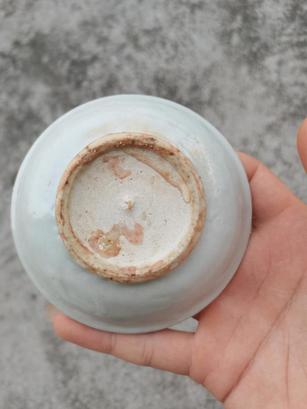 古玩陶瓷明晚期兔紋盤拍賣,當前價格1580元