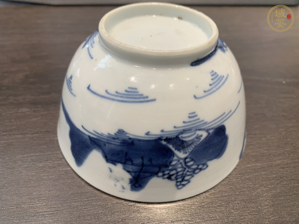 古玩陶瓷青花蓋碗真品鑒賞圖