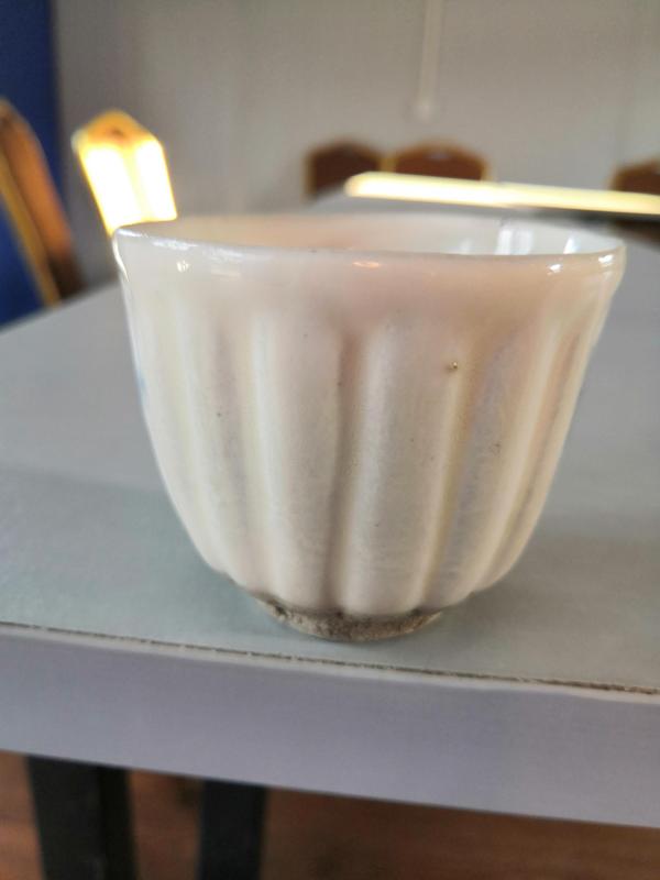 古玩陶瓷青花瓜棱紋杯拍賣，當前價格300元