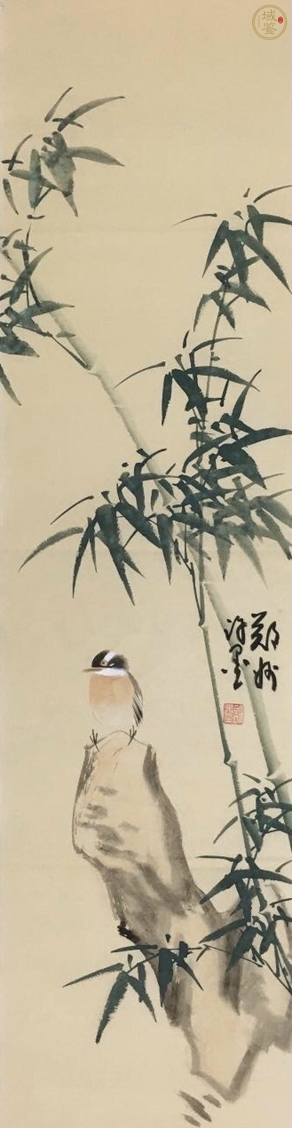 古玩字畫君子之風(fēng)四屏真品鑒賞圖