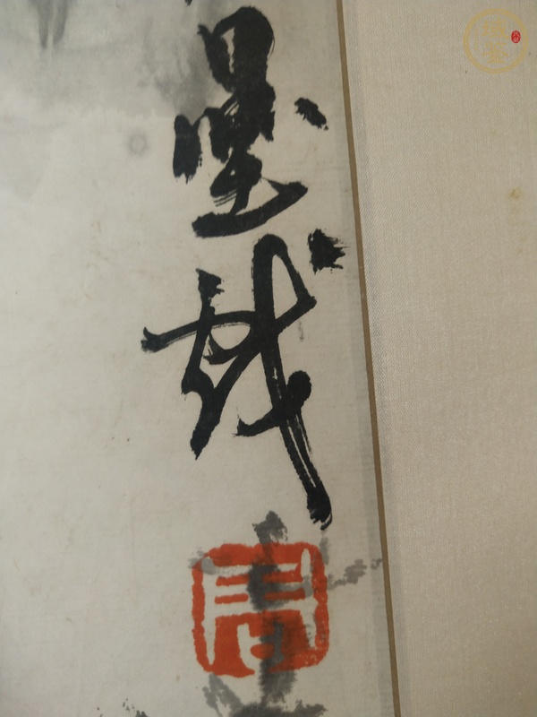 古玩字畫(huà)周思聰人物真品鑒賞圖