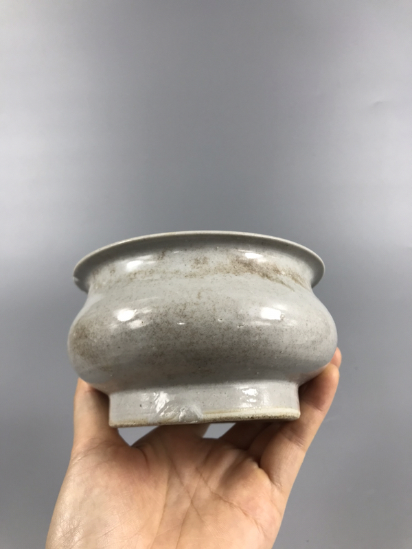 古玩陶瓷清代德化窯圈足爐拍賣，當前價格888元