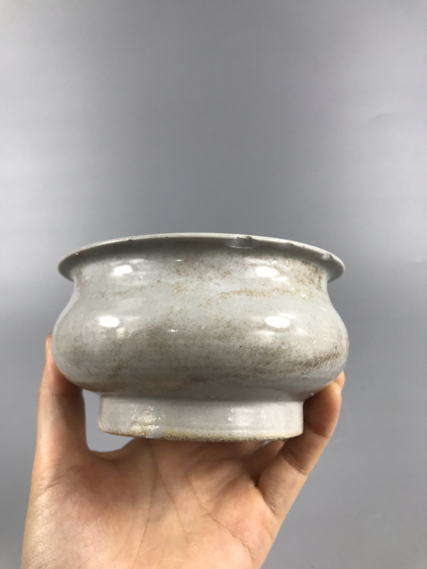古玩陶瓷清代德化窯圈足爐拍賣，當前價格888元