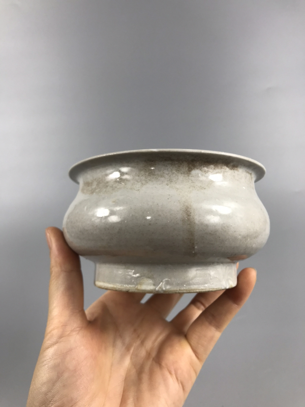 古玩陶瓷清代德化窯圈足爐拍賣，當前價格888元