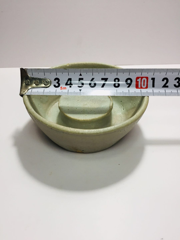 古玩陶瓷元明龍泉釉盞托座拍賣,當前價格2500元