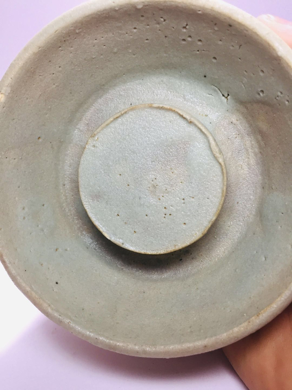 古玩陶瓷元明龍泉釉盞托座拍賣,當前價格2500元