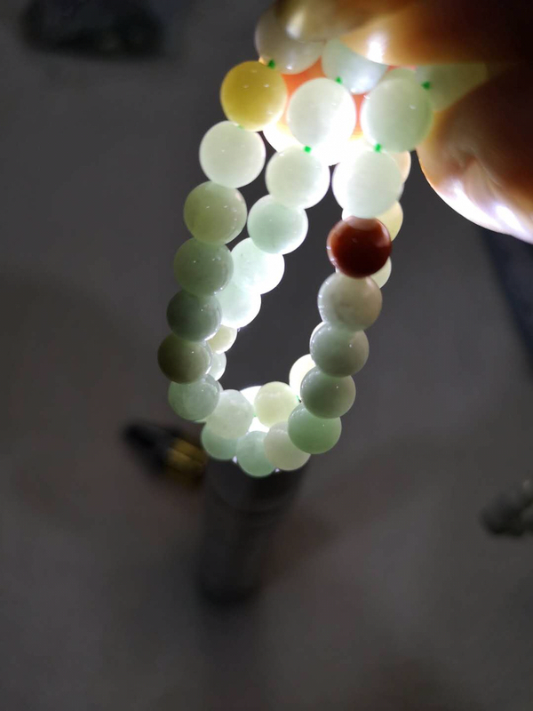 古玩玉器翡翠串拍賣,當(dāng)前價格298元