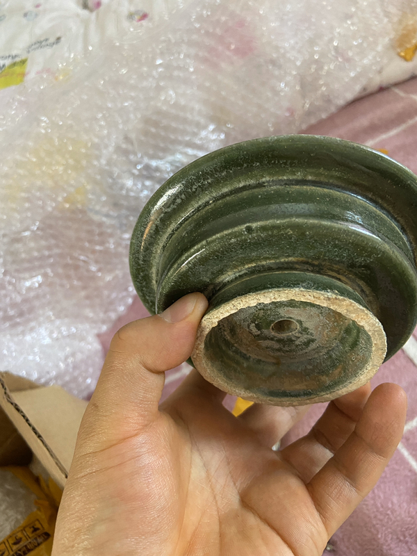古玩陶瓷明綠釉盞拍賣,當(dāng)前價(jià)格2200元