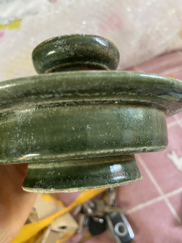 古玩陶瓷明綠釉盞拍賣,當(dāng)前價(jià)格2200元