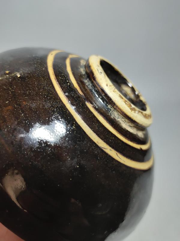 古玩陶瓷宋金耀州窯弦紋黑釉盞(茶器)拍賣,當(dāng)前價(jià)格7588元