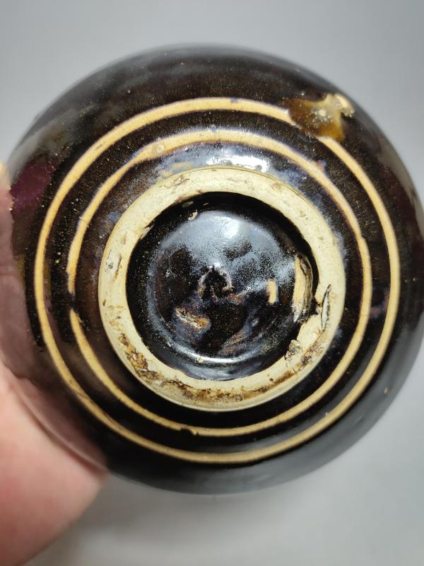 古玩陶瓷宋金耀州窯弦紋黑釉盞(茶器)拍賣,當(dāng)前價(jià)格7588元
