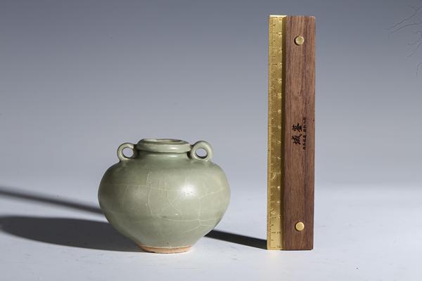 古玩陶瓷元·龍泉青釉水盂拍賣，當前價格3600元