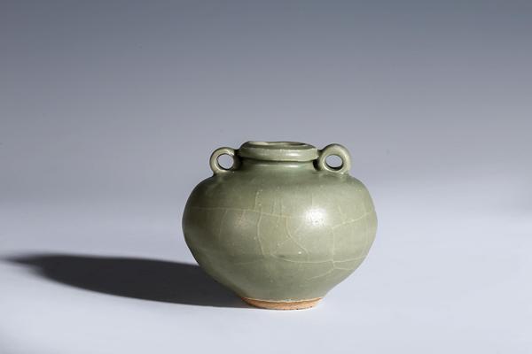 古玩轉賣元·龍泉青釉水盂拍賣，當前價格25000元