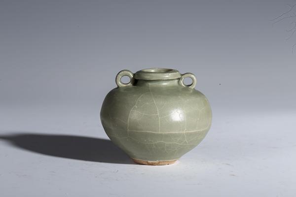 古玩陶瓷元·龍泉青釉水盂拍賣，當前價格3600元