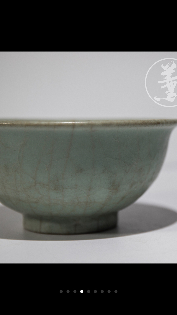 古玩陶瓷元末明初.天青釉汝窯碗拍賣，當(dāng)前價(jià)格6666元