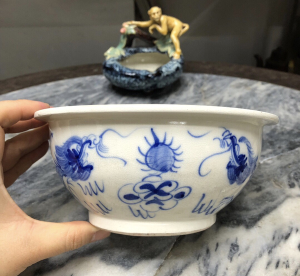 古玩陶瓷青花龍紋碗拍賣,當(dāng)前價格1800元