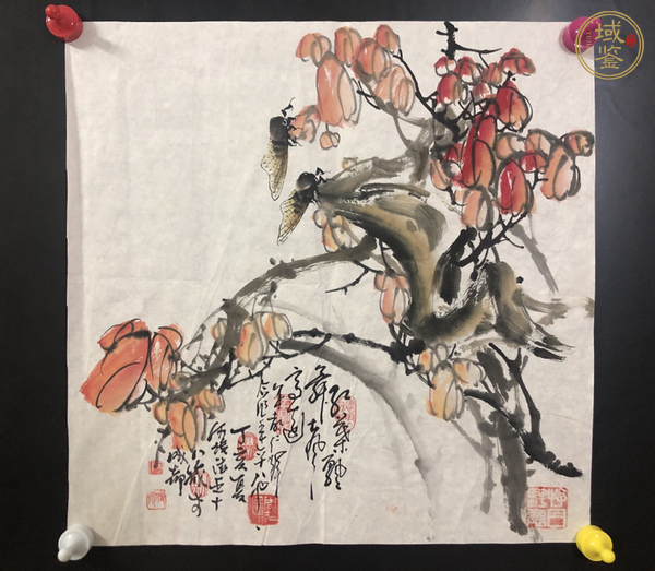 古玩字畫周仁輝《花卉》真品鑒賞圖