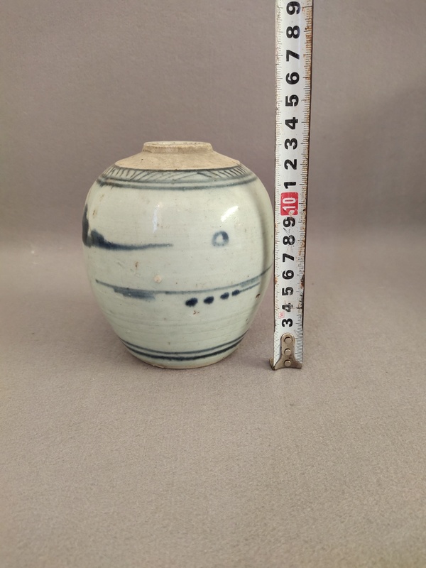 古玩陶瓷青花山水紋罐拍賣，當(dāng)前價格1588元