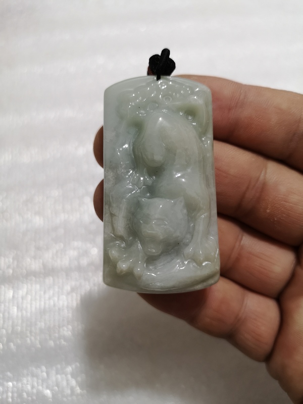 古玩玉器翠牌子拍賣,當前價格220元
