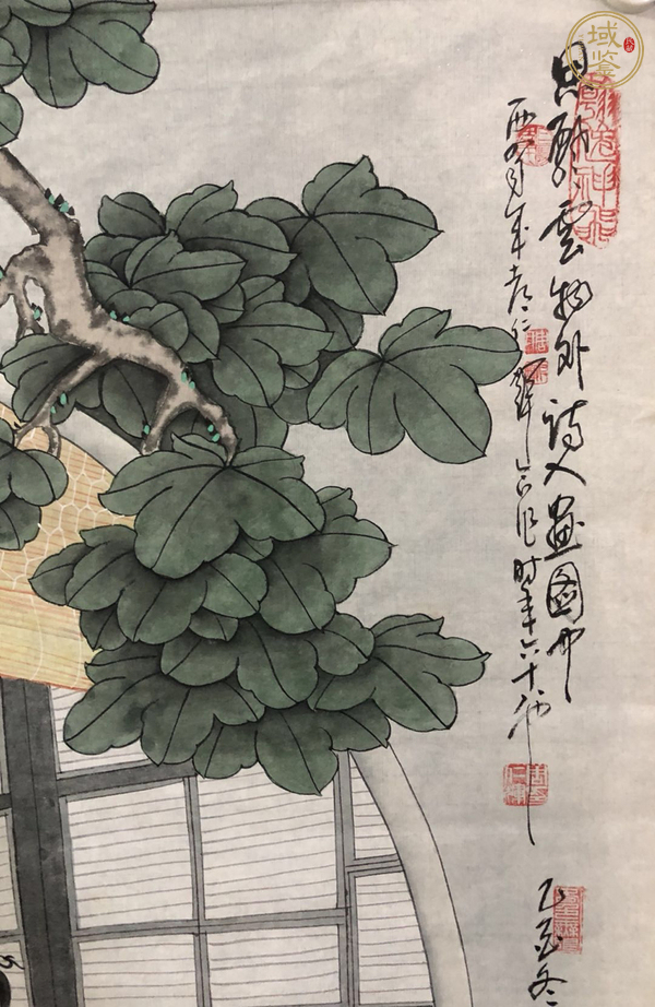 古玩字畫周仁輝   仕女圖真品鑒賞圖