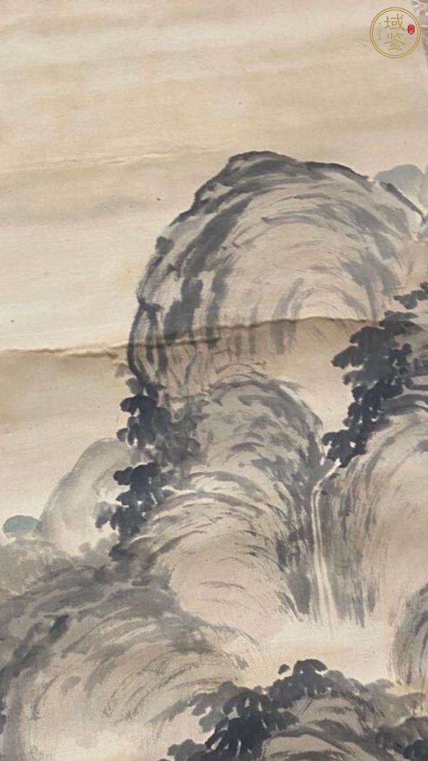 古玩字畫山水真品鑒賞圖