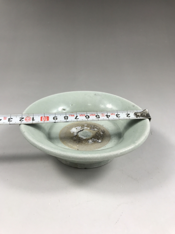 古玩陶瓷明代(己保真)龍泉粉青筆洗拍賣(mài),當(dāng)前價(jià)格3800元