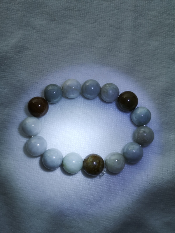 古玩玉器翡翠手串拍賣,當前價格198元
