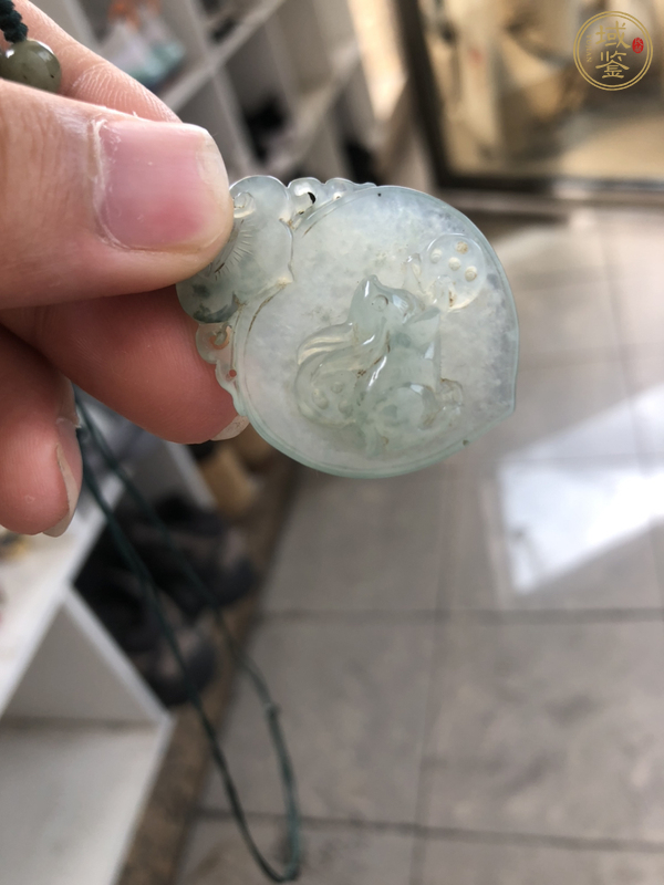 古玩玉器翡翠吊墜真品鑒賞圖