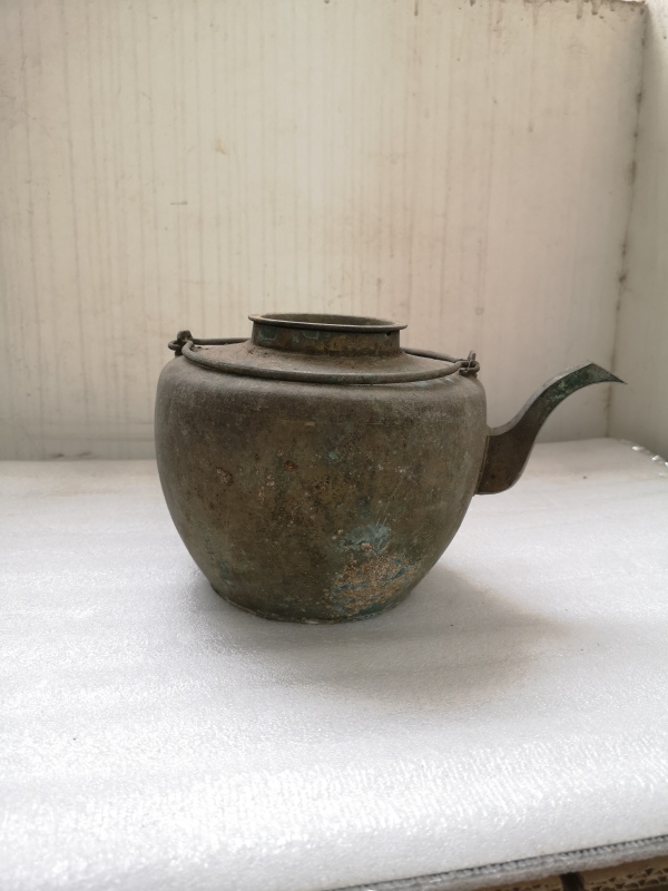 古玩铜器铜壶拍卖，当前价格398元