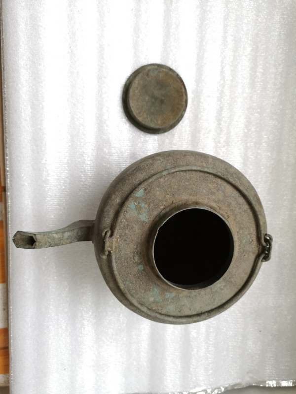 古玩铜器铜壶拍卖，当前价格398元