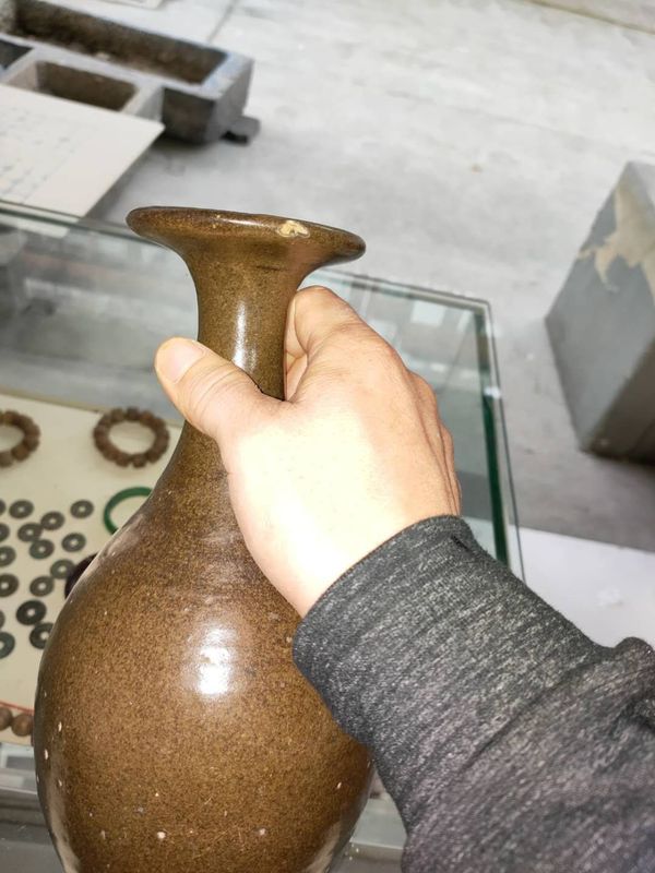 古玩陶瓷茶葉末釉玉壺春瓶拍賣，當前價格2000元