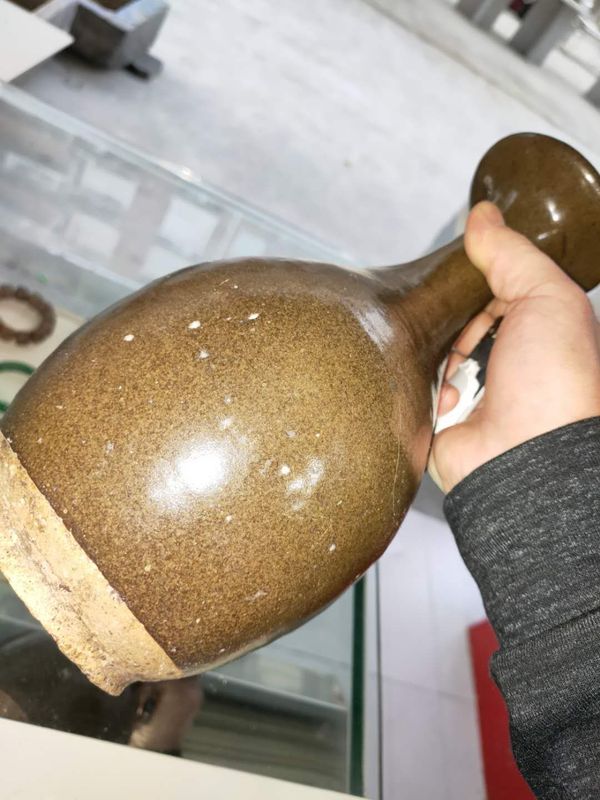 古玩轉賣茶葉末釉玉壺春瓶拍賣，當前價格500元