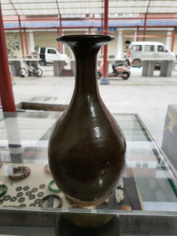古玩陶瓷茶葉末釉玉壺春瓶拍賣,當前價格2000元