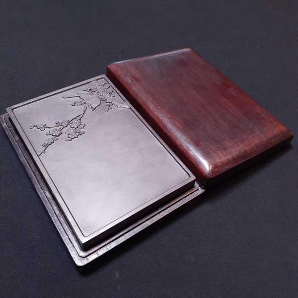 古玩雜項端硯喜上眉梢硯拍賣,當前價格4500元