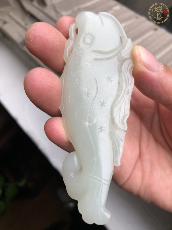 古玩玉器玉魚真品鑒賞圖