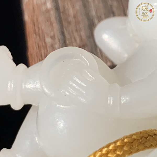 古玩玉器童子配飾真品鑒賞圖