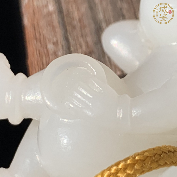 古玩玉器童子配飾真品鑒賞圖