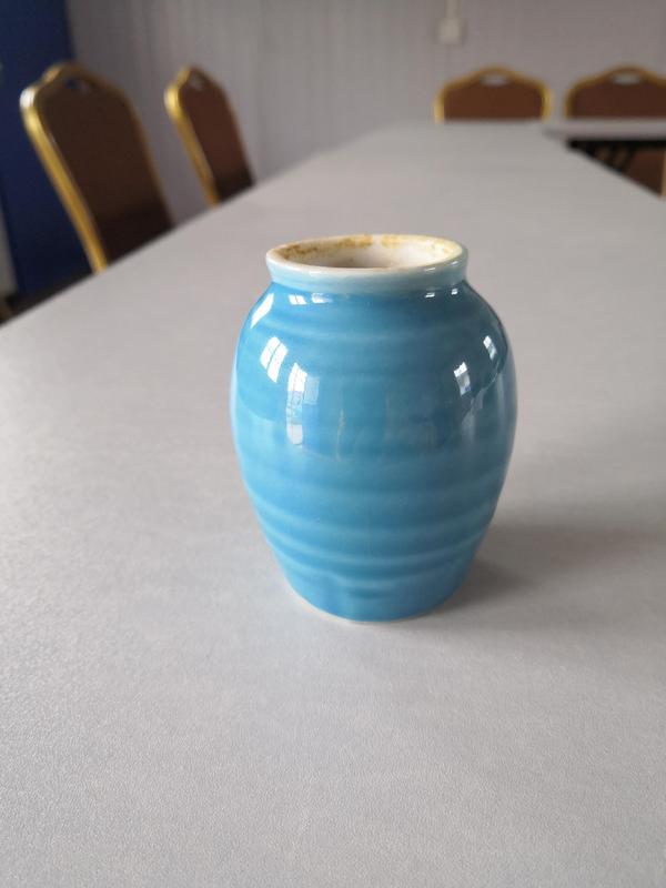 古玩陶瓷天藍釉小罐拍賣,當前價格400元