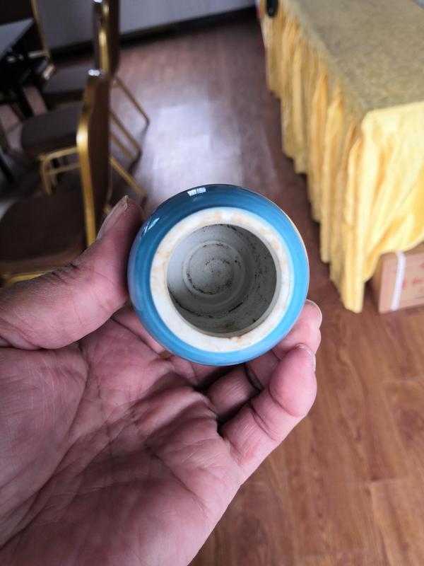 古玩陶瓷天藍釉小罐拍賣,當前價格400元