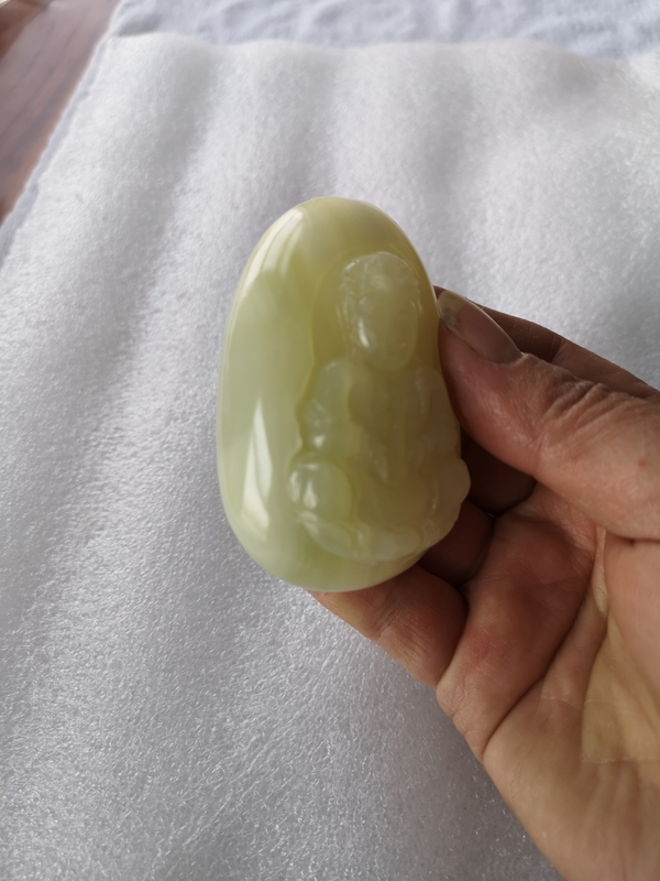 古玩玉器玉觀音拍賣,當前價格398元