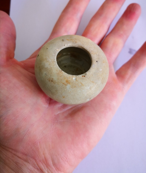古玩陶瓷隋唐青釉水盂(精品民窯)拍賣,當(dāng)前價(jià)格1800元